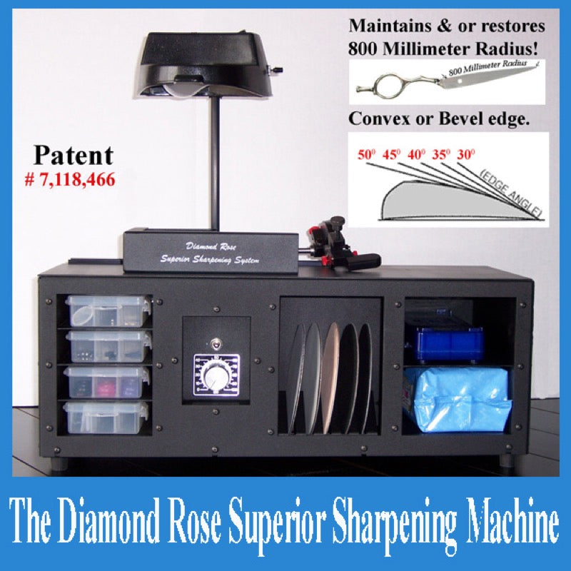 Diamond Rose sharpening machine