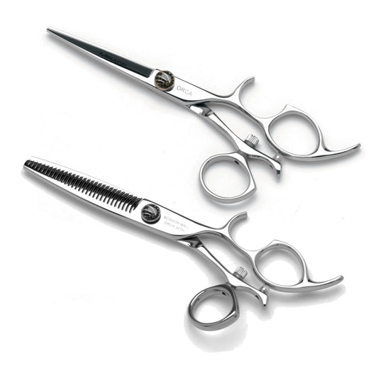 Mirage Orca Silver Swivel shear and/or Texturizer